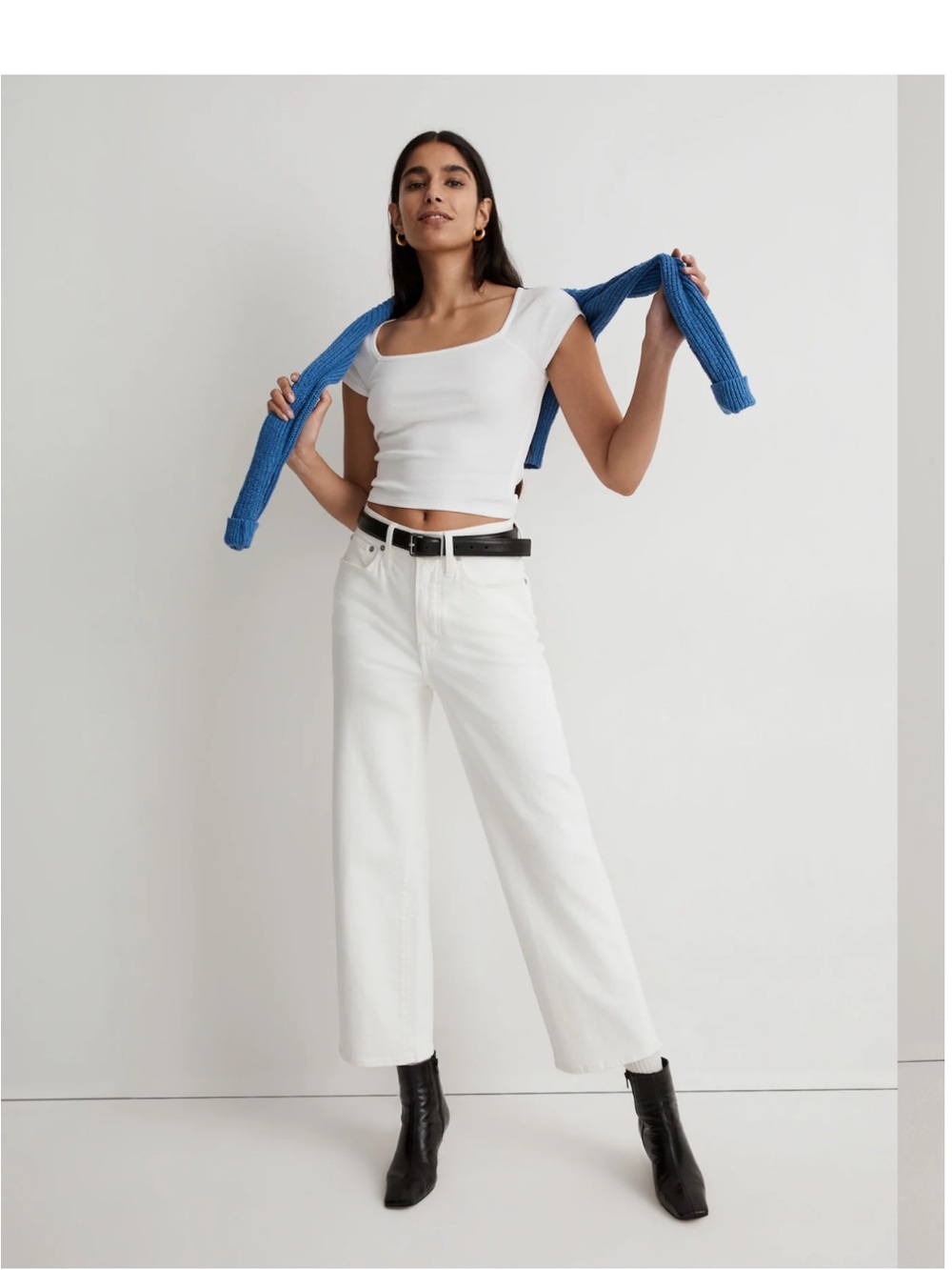 The Tall Perfect Vintage Wide-Leg Crop Jean